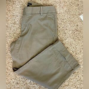 Gap cropped cuffed cotton w/ stretch classic chinos